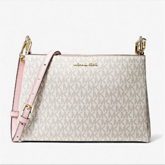New Michael Kors Trisha Medium Logo
Crossbody Bag - Picture 15 of 15